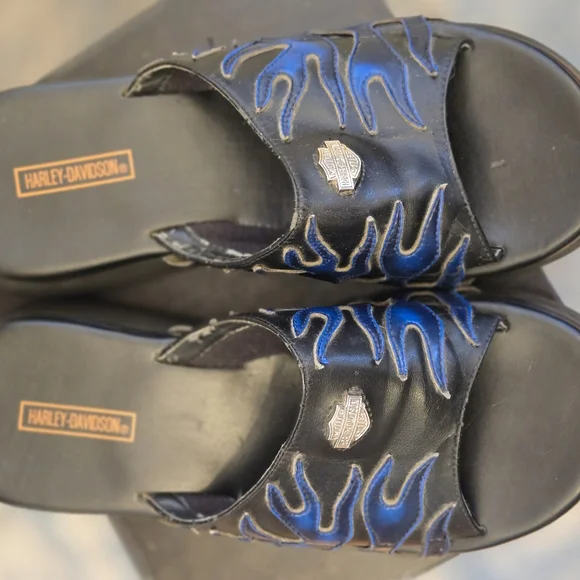 Vintage Harley Davidson Summer Sandles - Picture 2 of 8